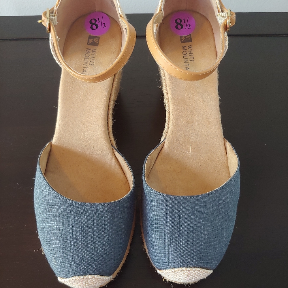 Womens Wedge Espadrille Heels 8.5